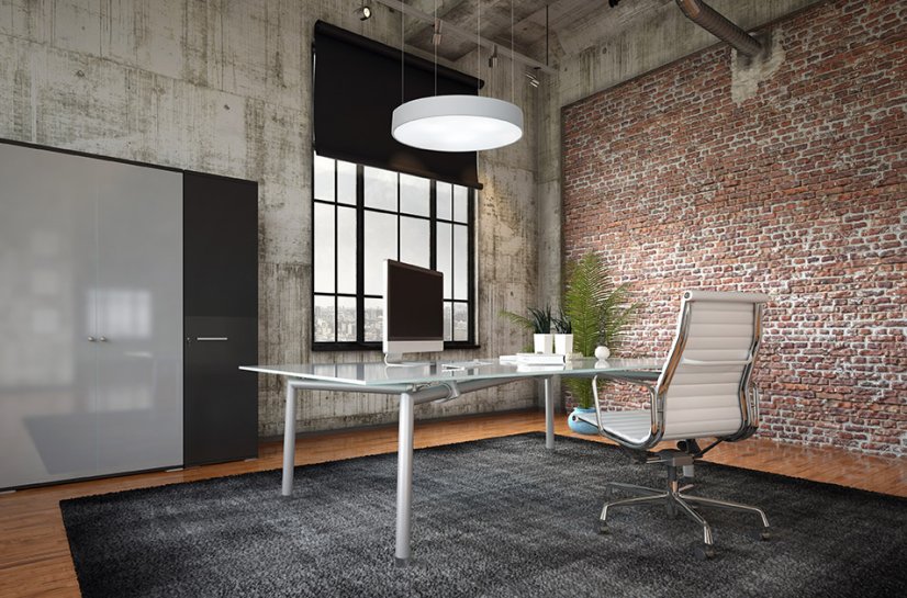 Amica LED - Stříbrná Elox - Výkon: 19 W, Světelný tok: 1420 lm, Rozměry: 400 x 70 mm, Průměr: 410 mm