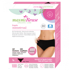 Menstruační kalhotky Masmi z BIO bavlny, vel. S-XL