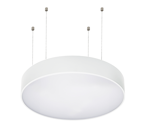 Amica LED - Bílá - Výkon: 53 W, Svítivost: 5420 lm, Rozměry: 595 x 80 mm, Průměr: 595 mm, Osvětlení: Přímé