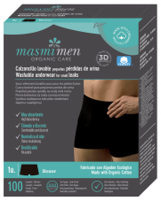 Inkontinenční pánské boxerky z BIO bavlny Masmi, S-XL
