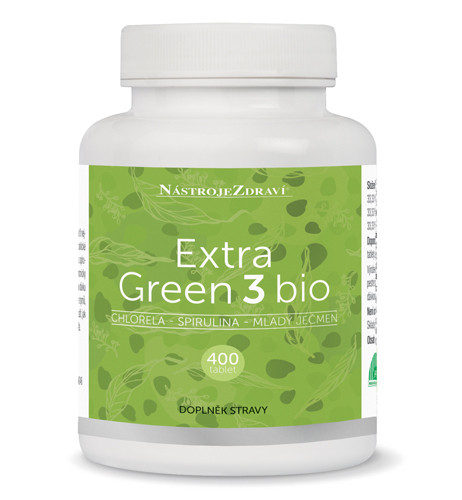 Extra Green 3 BIO - 100 g, 400 tablet - ZACHRAŇ MĚ
