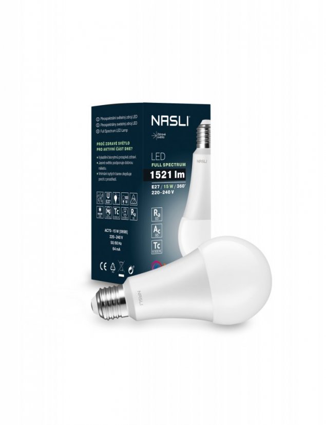 Plnospektrální NASLI LED 15 W