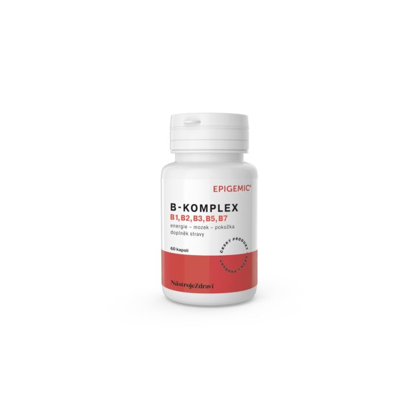 B - KOMPLEX B6, B9, B12,betain, cholin Epigemic® 60 kapslí