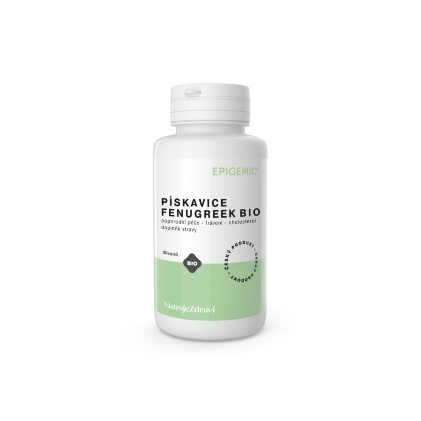 Pískavice Fenugreek BIO Epigemic® 90 kapslí