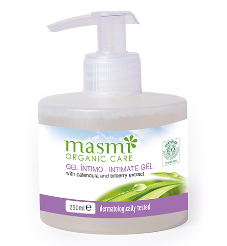 BIO intimní sprchový gel MASMI s levandulovým éterickým olejem, 250 ml