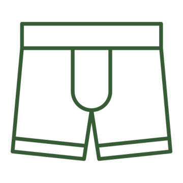 Inkontinenční boxerky - Velikost - M, obvod boků 84 - 92 cm